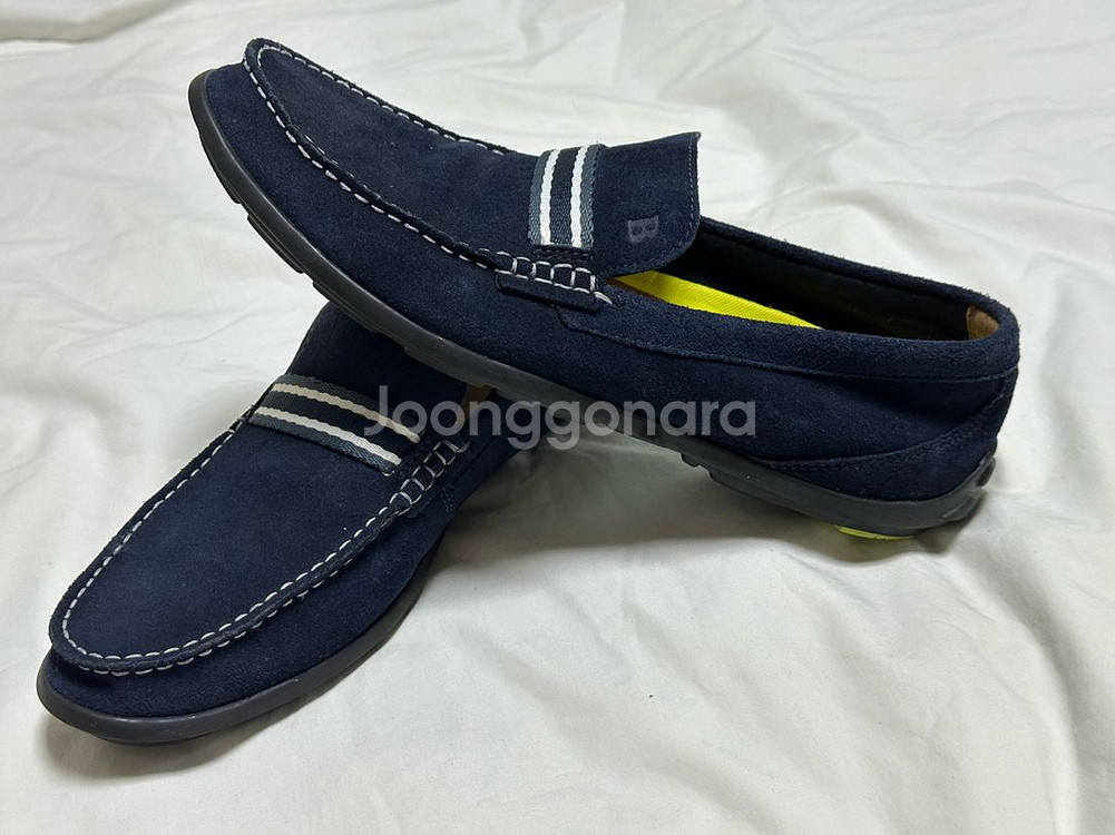 보스톤앤메인 스웨이드 네이비 로퍼--1