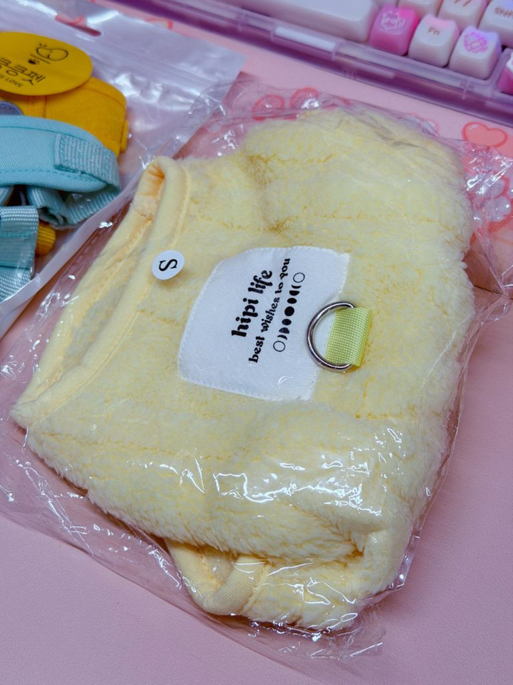 킁킁펫 강아지 X자 하네스 XS사이즈 (레몬옐로우, 민트그린)+s강아지옷 이미지