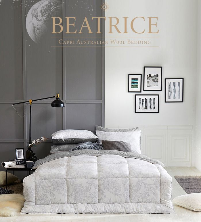 (새제품)베아트리체 양모이불 퀸사이즈+ 베개커버--2