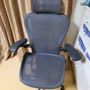 허먼밀러 뉴 에어론 체어, 풀, 카본 c size 이미지