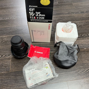 캐논 EF 16-35mm f/2.8L II USM 렌즈 풀박