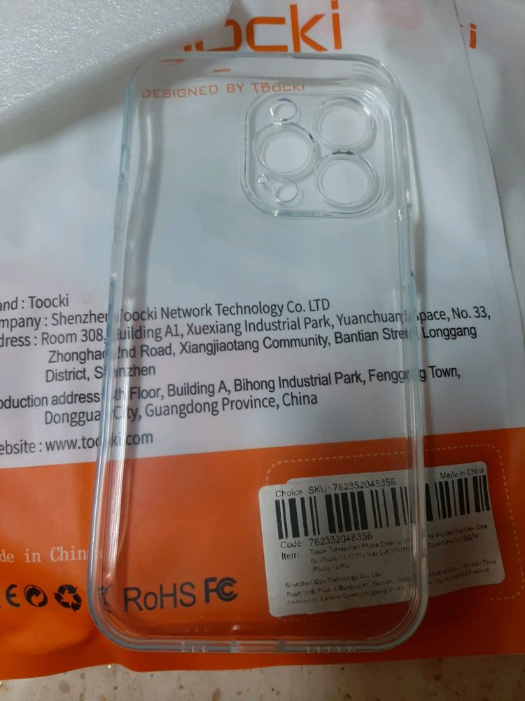 toocki 아이폰 13 프로 투명 케이스 5개 이미지