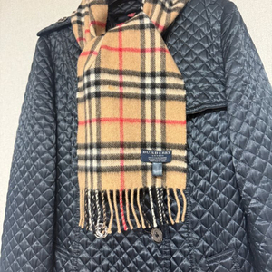 정품Burberry 100%캐시미어 목도리 머플러