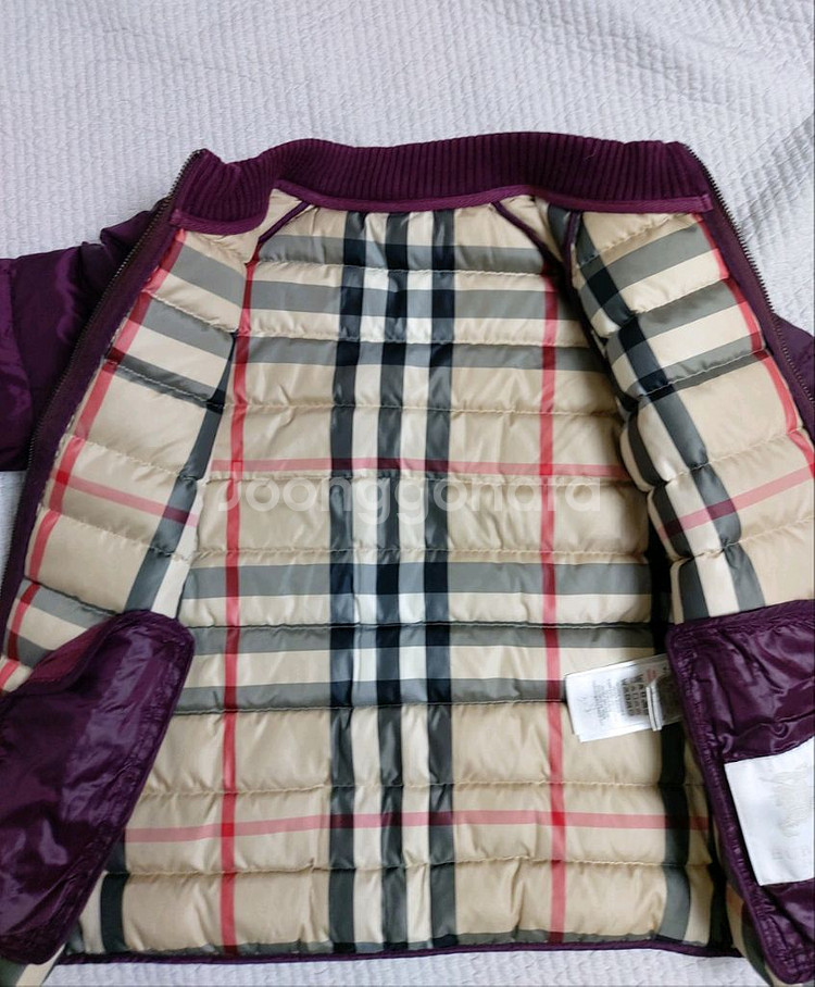 정품 아동 버버리키즈덕다운패딩140--4
