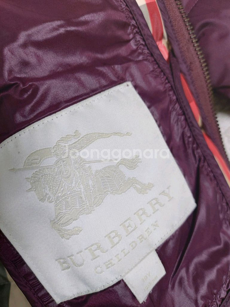 정품 아동 버버리키즈덕다운패딩140--5