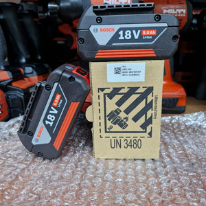 보쉬배터리 정품 18V 5.0AH 미사용신품.박싱.완전 이미지