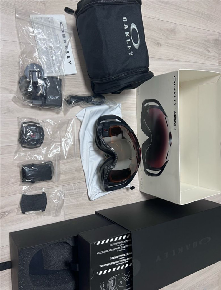 [미사용]오클리 에어웨이브 고글1.5--4