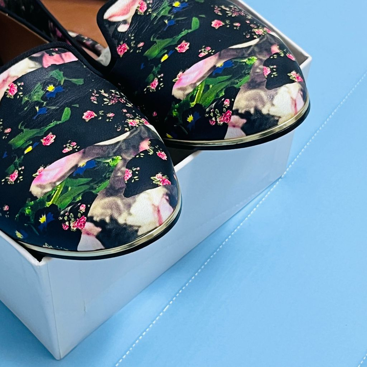 지방시 플라워 구두--4