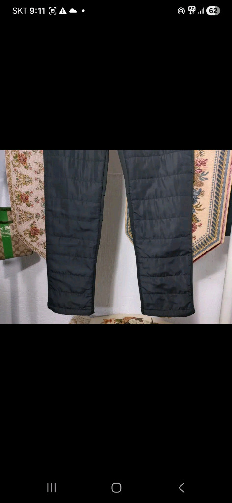 80 EXR 패딩 기모 트레이닝 바지 상태A--2