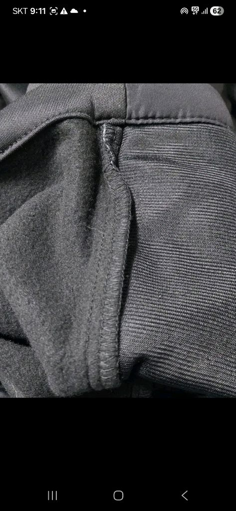 80 EXR 패딩 기모 트레이닝 바지 상태A--6