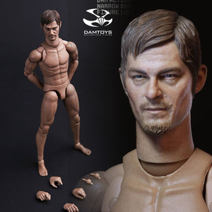 댐토이 어좁근육바디2.0+데릴 딕슨 헤드 12인치 피규어(핫토이 호환)