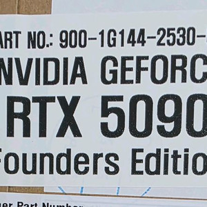 RTX 5090 FE 미개봉 새상품