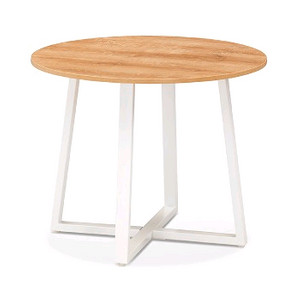 우드+화이트 라운드 테이블 판매