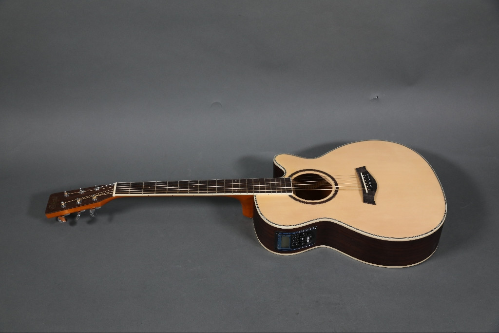 [신품반값] 듀얼소스 EQ 여행용 미니기타 통기타 기타--8