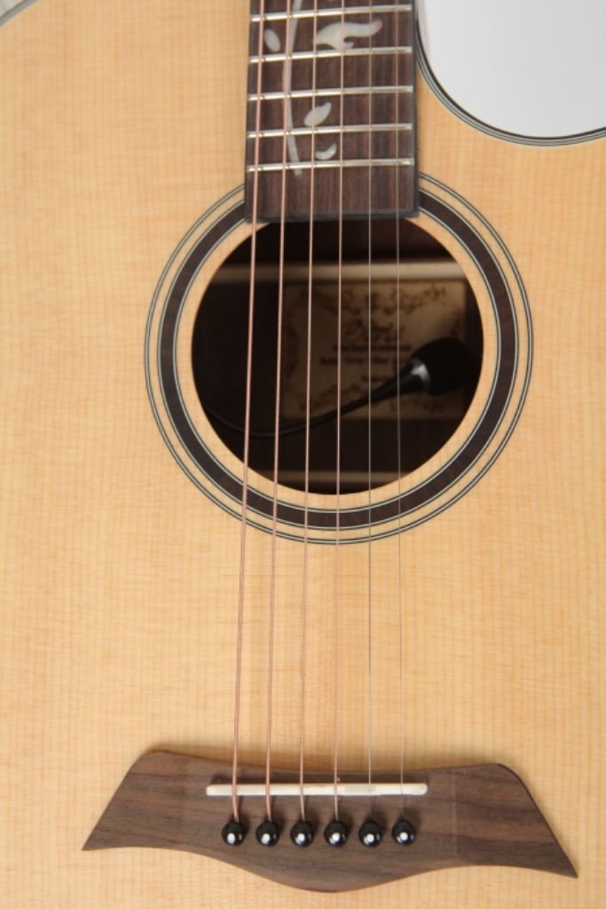 [신품반값] 원목 탑솔리드 EQ 로즈우드 통기타 기타--7