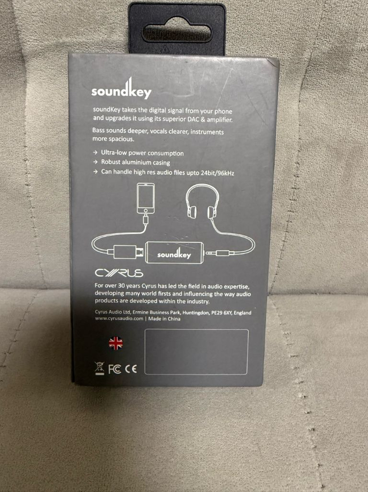 사이러스 사운드키 휴대용 헤드폰 DAC 앰프 폰 태블릿 노트북 호환--2