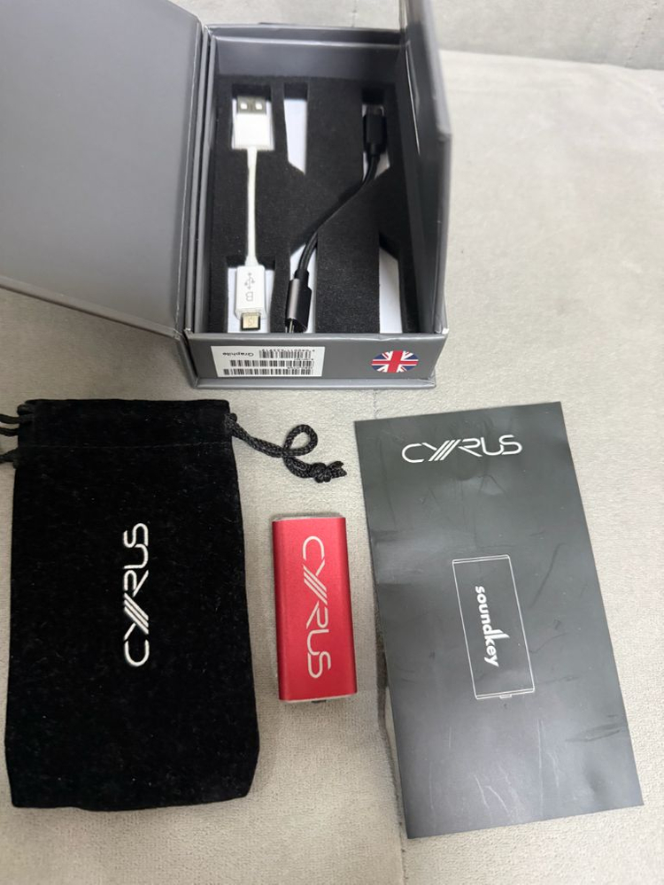 사이러스 사운드키 휴대용 헤드폰 DAC 앰프 폰 태블릿 노트북 호환--8