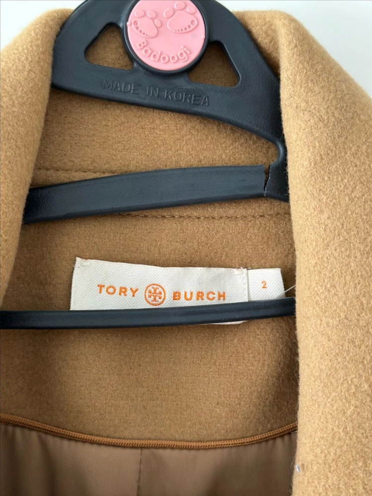 Tory Burch 토리버치 카멜 머플러 울 코트 2사이즈 이미지