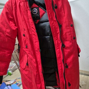 캐나다 구스 여성 롱패딩 레드 이미지