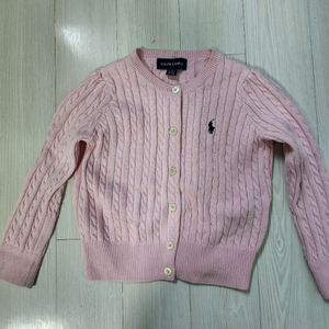 여아 폴로 랄프로렌 케이블 니트 가디건