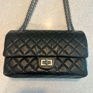 샤넬 2.55 빈티지 은장 미듐 이미지