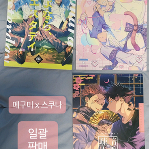 주술회전 메구스쿠 일본어 동인지 회지 일괄