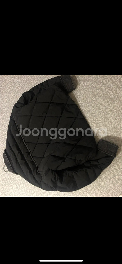 제평 루이리치 패딩 다이아몬드 다운 퀼팅 자켓 점퍼 타임마인랑방스탈 출근룩--7