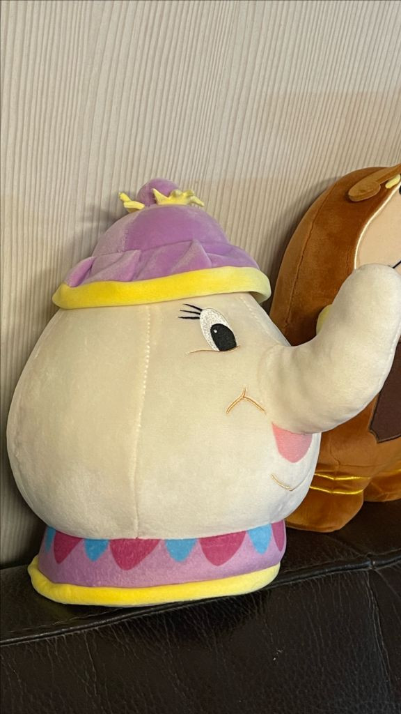디즈니 인형 3개 가져가세요 미녀와야수 시계 주전자 알린 봉제인형 (일괄) 이미지