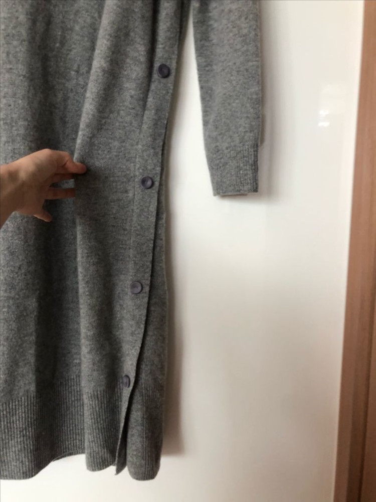 캐시미어30 터틀넥 울70 니트 롱 폴라 원피스 하객룩 결혼식타임마인구호--2