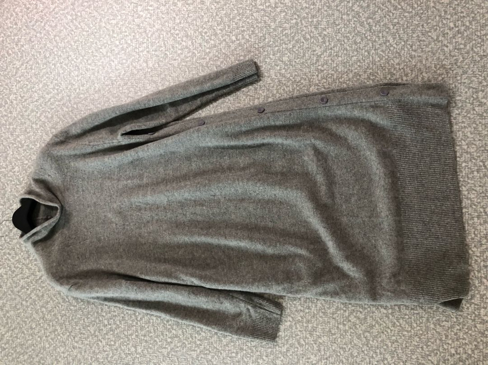 캐시미어30 터틀넥 울70 니트 롱 폴라 원피스 하객룩 결혼식타임마인구호--9