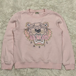 (정품) 겐조 키즈 타이거 연분홍 맨투맨 12Y