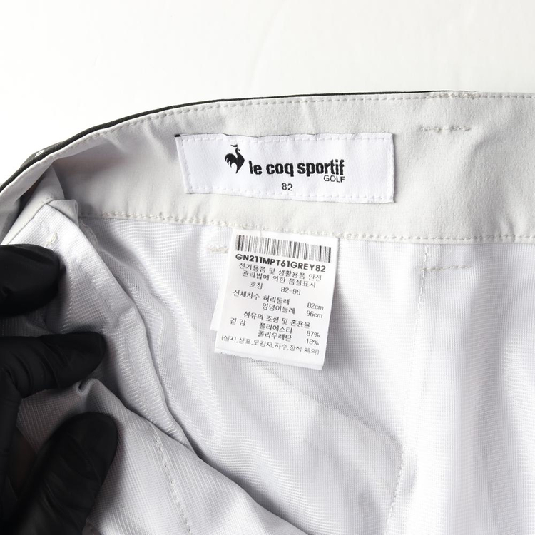 [L]르꼬끄 골프 라이트그레이 슬랙스 바지 팬츠--5