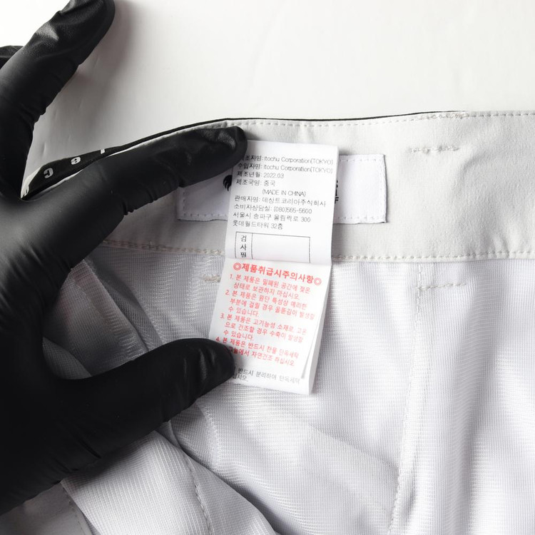 [L]르꼬끄 골프 라이트그레이 슬랙스 바지 팬츠--6