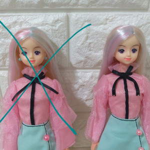 단종미미 헤어컬러 잇백 미미인형 바비인형