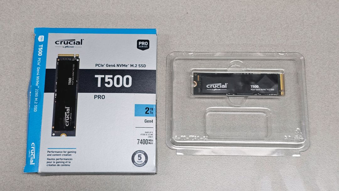 크루셜 Crucial T500 2TB (방열판포함)--1