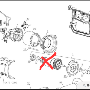 디월트 충전그라인더 dcg412 kr02 부품과 부품용본체 팝니다