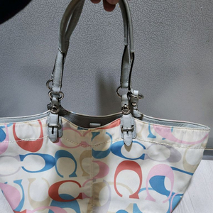 코치 오아시스 패턴 핸드백