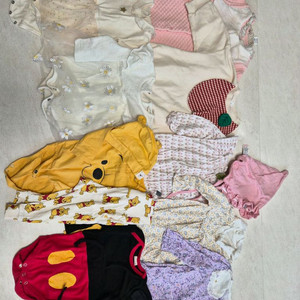 여아 80 바디수트 일괄 (모이몰른 아가방 등)