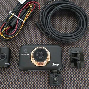 캐치온 3WAY(3채널) FHD-707 블랙박스