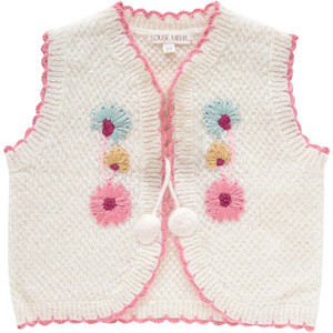 (새상품, 정품) 지난시즌 루이스미샤 SYLNA 베스트, 크림 12y