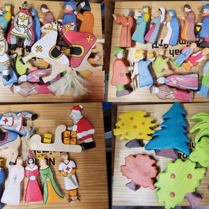 키즈에이원 애니멀아띠 1, 2 풀세트 아가월드 노아의 방주(매트, 원목보관상자, 매칭카드 다 포함)