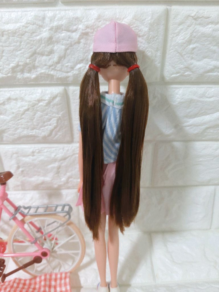 미미인형 한강에서 자전거--5