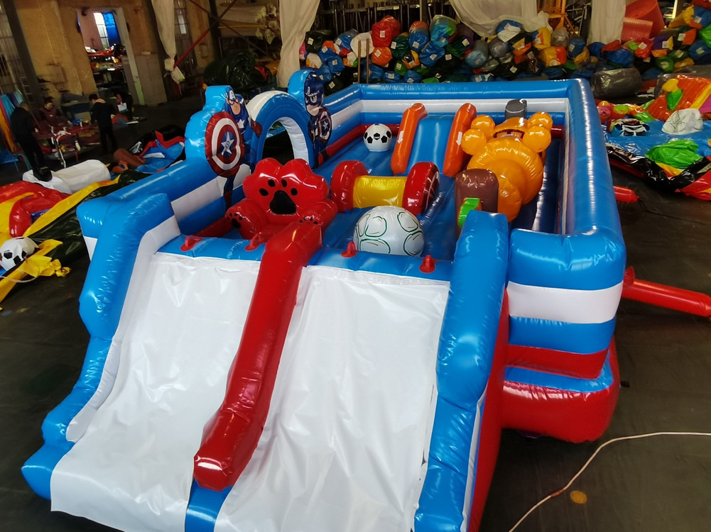 에어바운스 홈바운스 바이킹 가정용에어바운스 에어방방 슬라이드 트렘폴린 홈(집)방방이 (태권도장용,체육관용,어린이집)--4