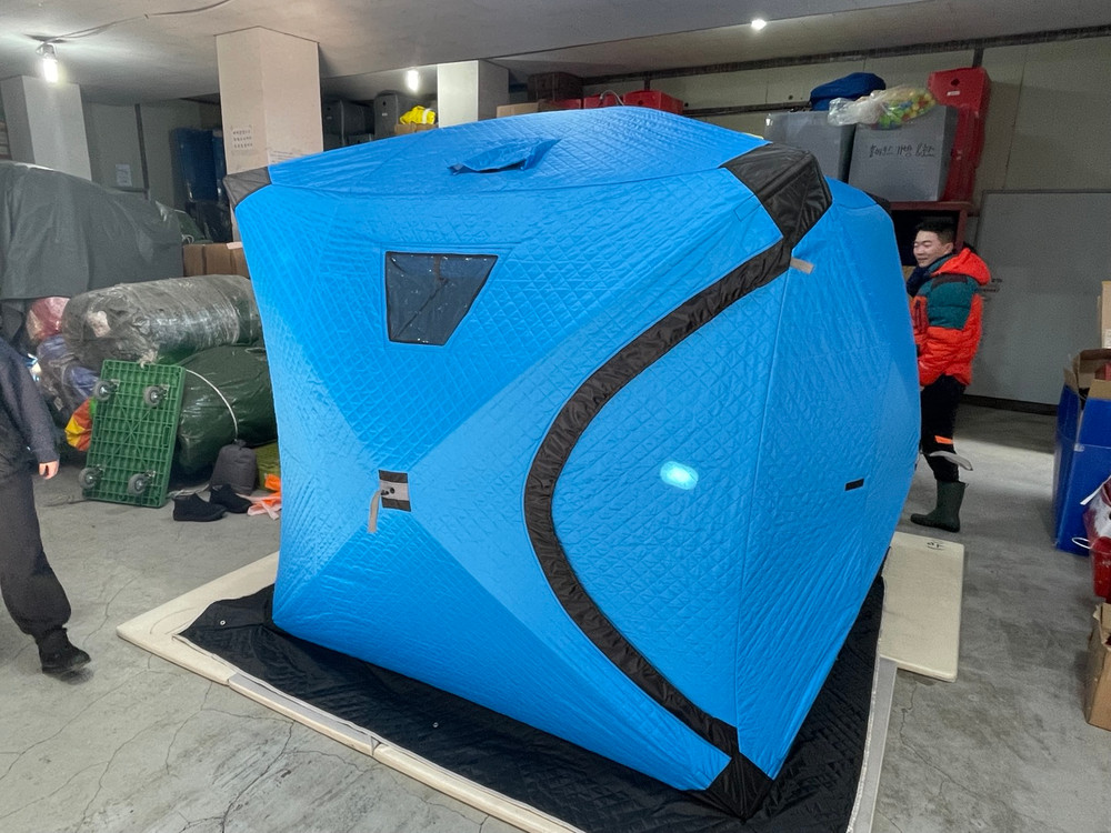 빙어낚시 동계텐트 10초텐트 낚시텐트 판매 큐브텐트 아이스쉘터 얼음낚시 방한텐트 바다낚시 텐트 방수 야외 캠핑 이미지