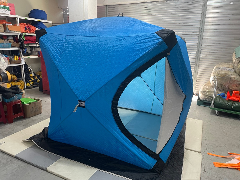 빙어낚시 동계텐트 10초텐트 낚시텐트 판매 큐브텐트 아이스쉘터 얼음낚시 방한텐트 바다낚시 텐트 방수 야외 캠핑 이미지