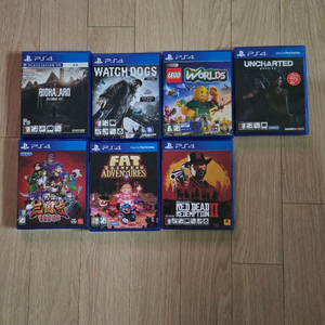 PS4 게임 gta5,언챠티드등 이미지