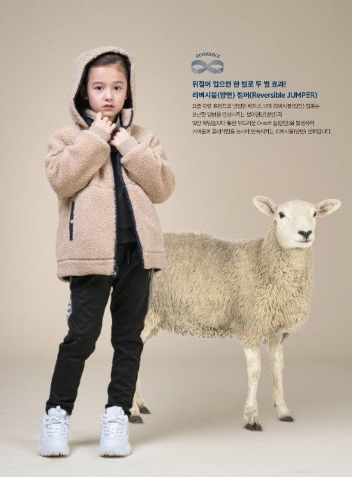 (110호) 5y 헤지스 키즈 리버시블 점퍼 / 퀼팅 누빔 뽀글이 퍼 아동 빈폴 타미 폴로 닥스--2