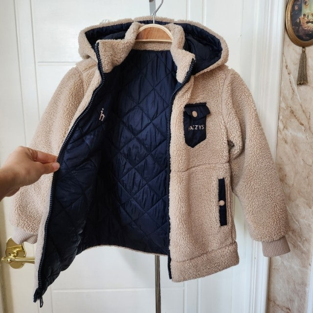 (110호) 5y 헤지스 키즈 리버시블 점퍼 / 퀼팅 누빔 뽀글이 퍼 아동 빈폴 타미 폴로 닥스--5