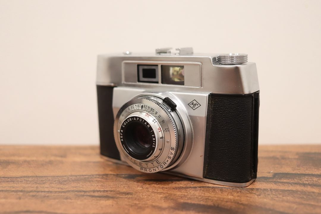 아그파 실렛 필름 카메라 (Agfa SILETTE)(color-apotar 45mm F2.8 렌즈 버전)--3