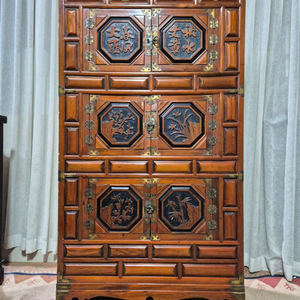 전통고가구 인테리어 원목 3층장